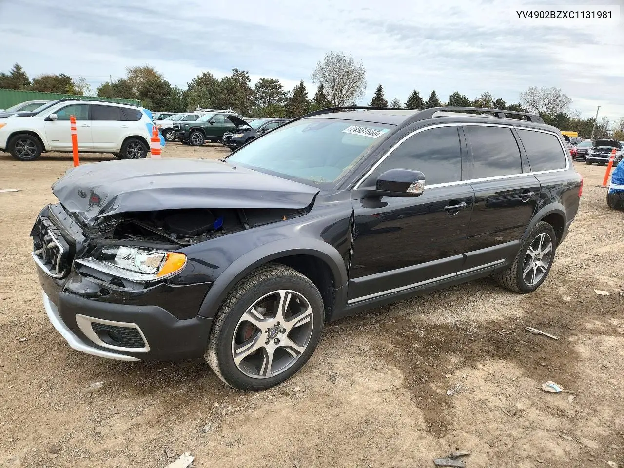 VOLVO XC70 2012, VIN YV4902BZXC1131981