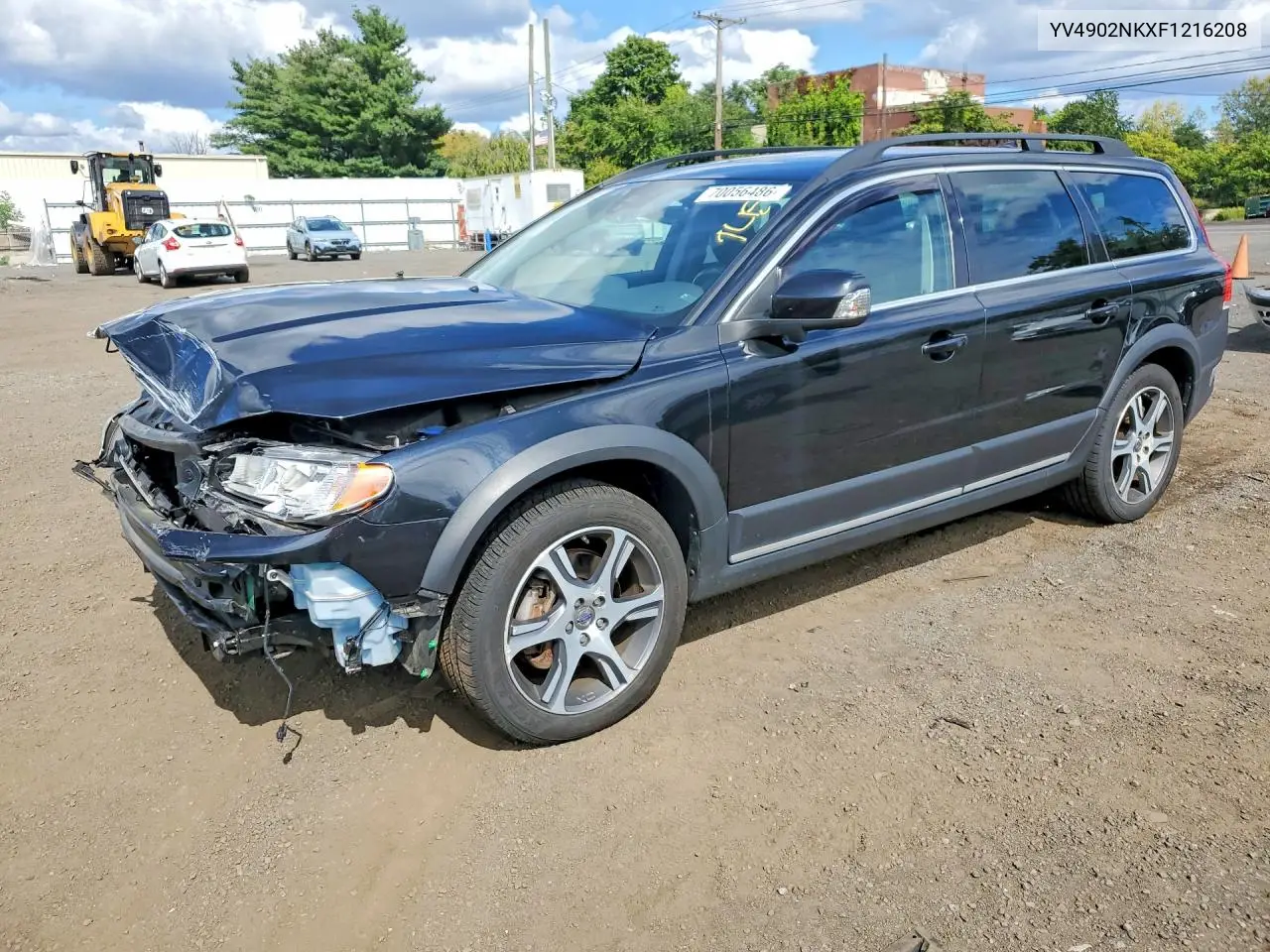 VOLVO XC70 2015, VIN YV4902NKXF1216208