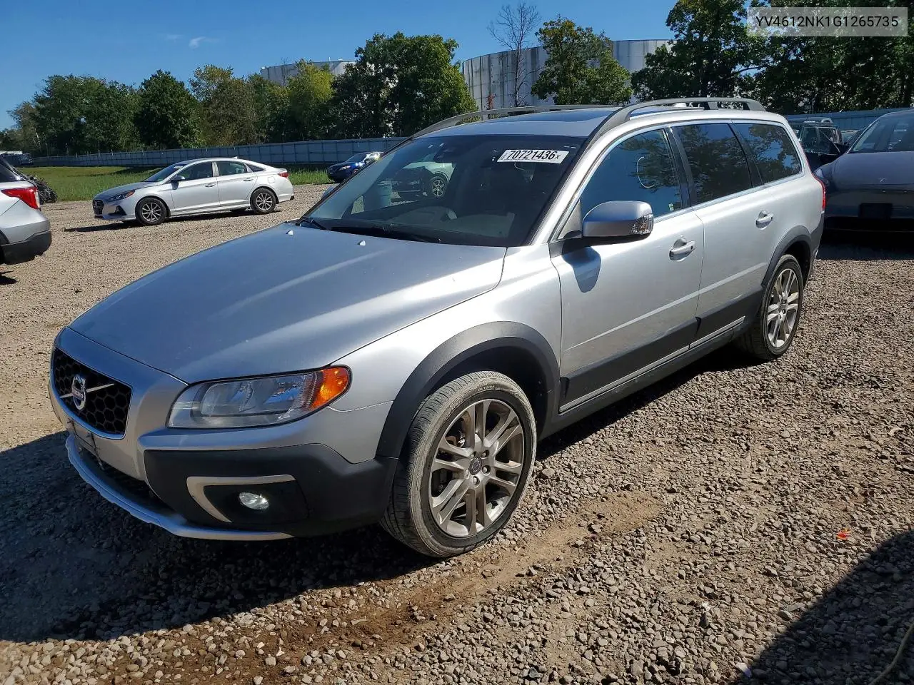 VOLVO XC70 2016, VIN YV4612NK1G1265735