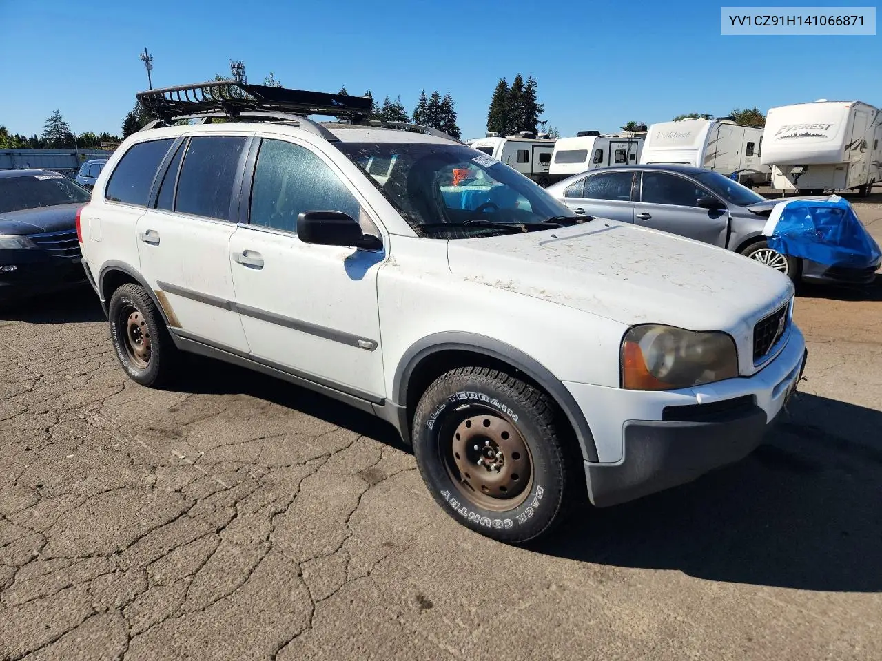 2004 VOLVO XC90 VIN YV1CZ91H141066871 — фото 4