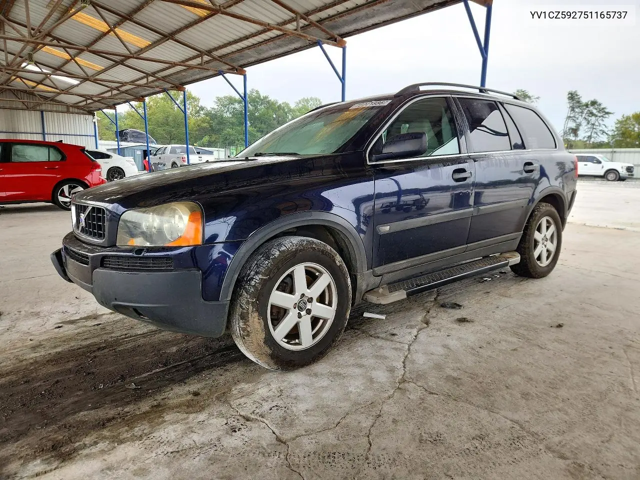 VOLVO XC90 2005, VIN YV1CZ592751165737