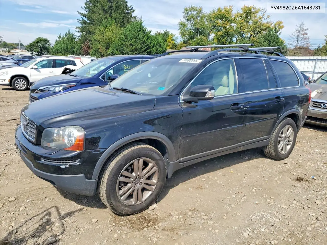 VOLVO XC90 2010, VIN YV4982CZ6A1548731