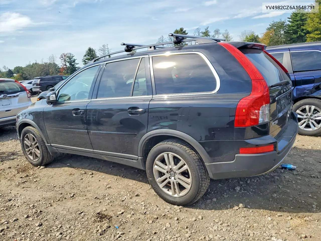 2010 VOLVO XC90 VIN YV4982CZ6A1548731 — фото 2