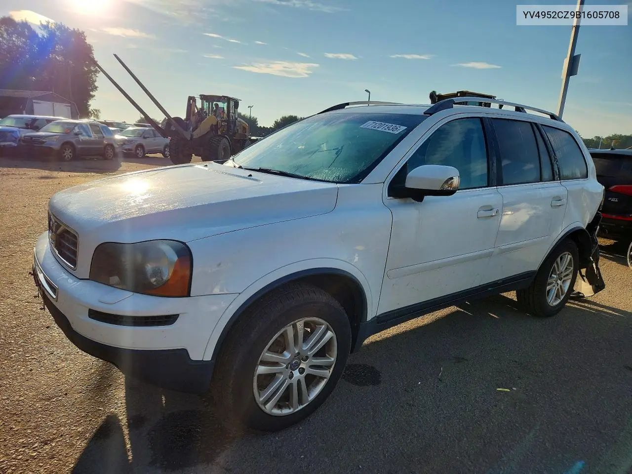 VOLVO XC90 2011, VIN YV4952CZ9B1605708