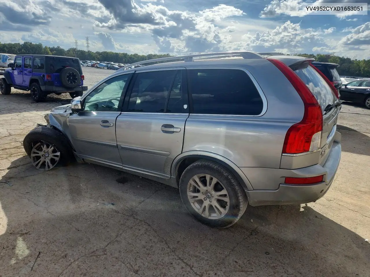 2013 VOLVO XC90 VIN YV4952CYXD1653051 — фото 2