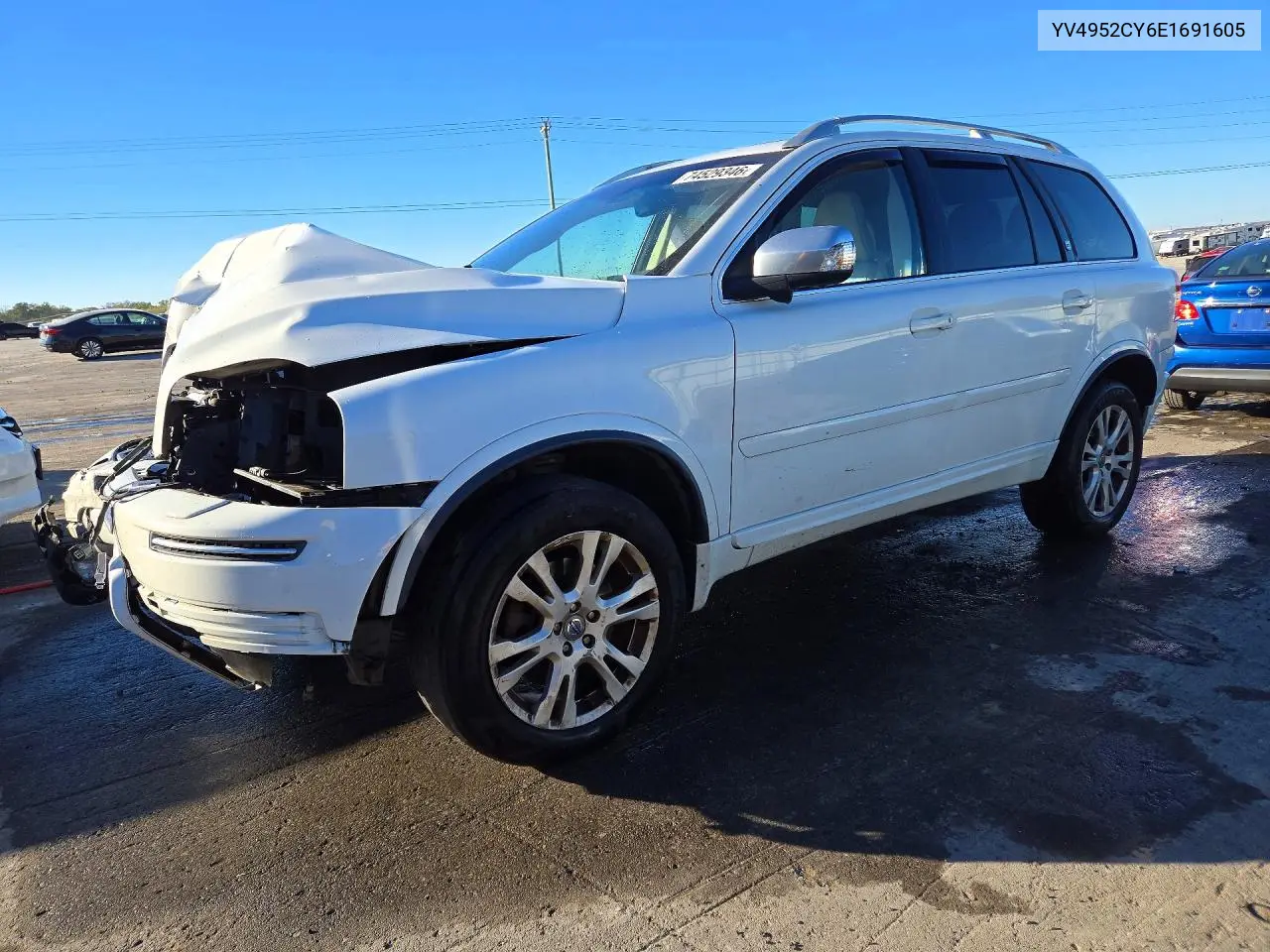 VOLVO XC90 2014, VIN YV4952CY6E1691605