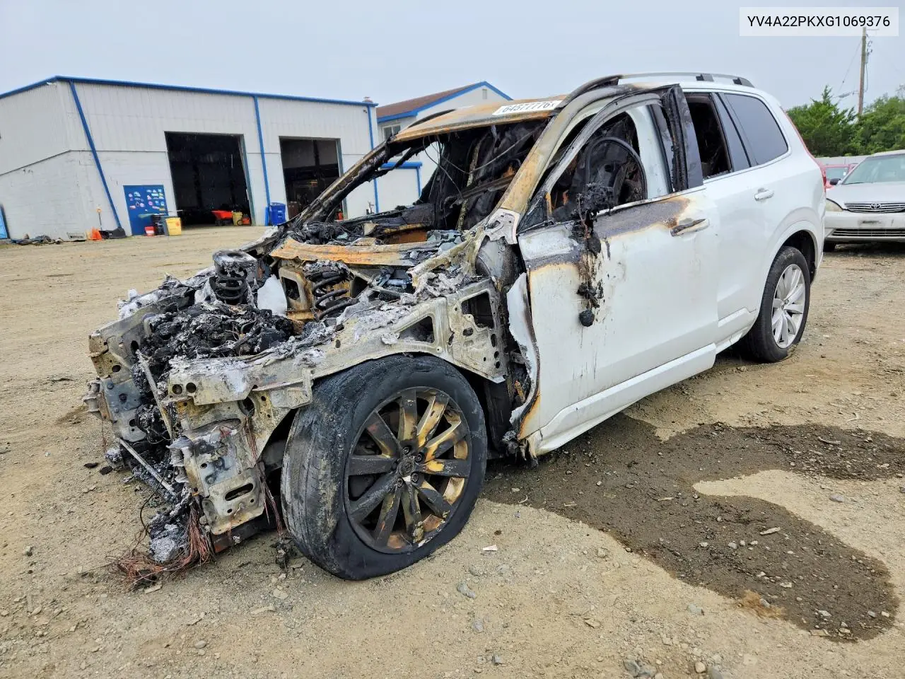 VOLVO XC90 2016, VIN YV4A22PKXG1069376