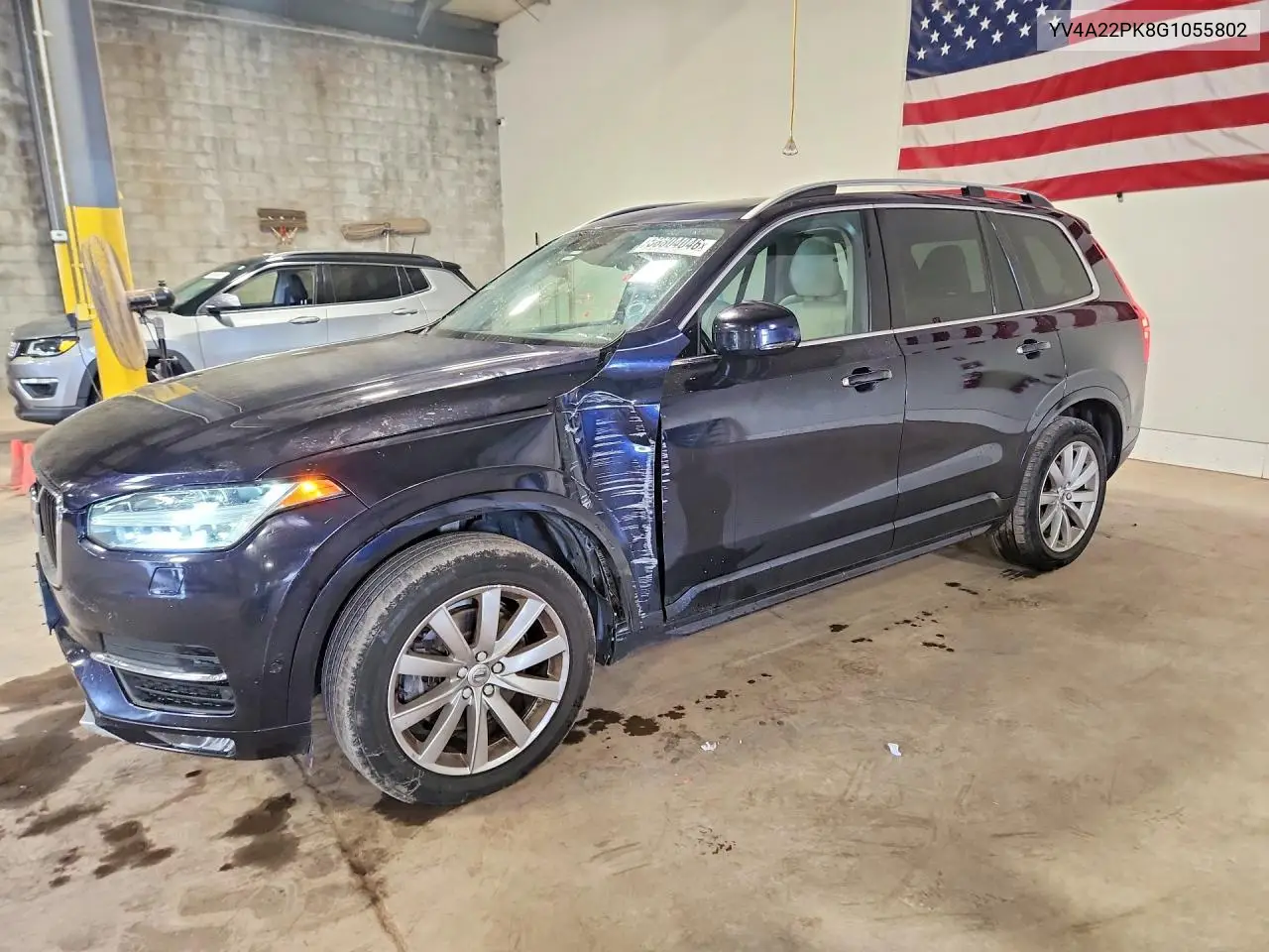 VOLVO XC90 2016, VIN YV4A22PK8G1055802