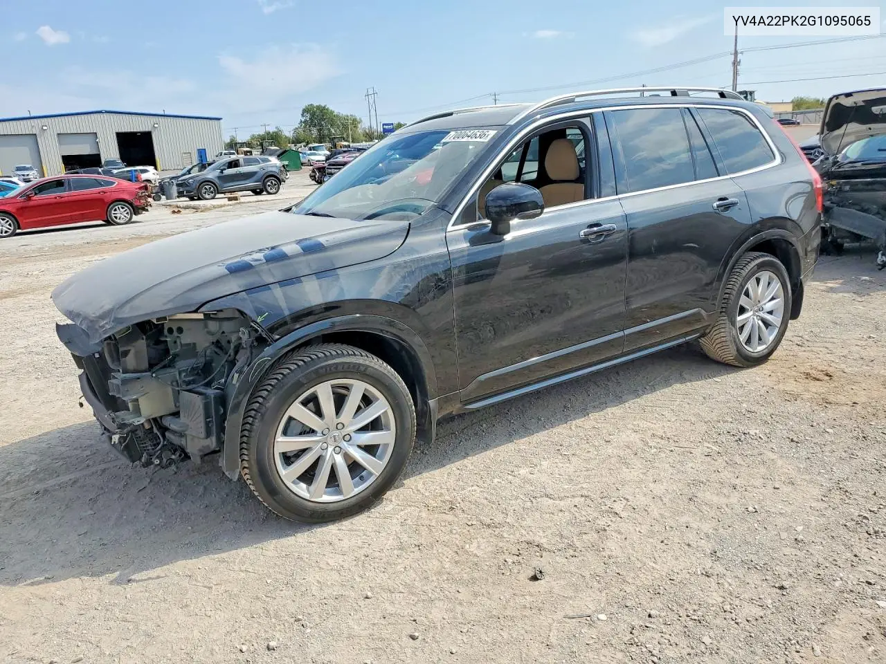 VOLVO XC90 2016, VIN YV4A22PK2G1095065