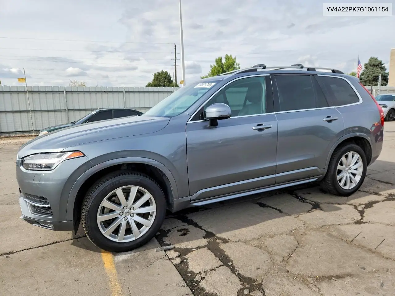 VOLVO XC90 2016, VIN YV4A22PK7G1061154