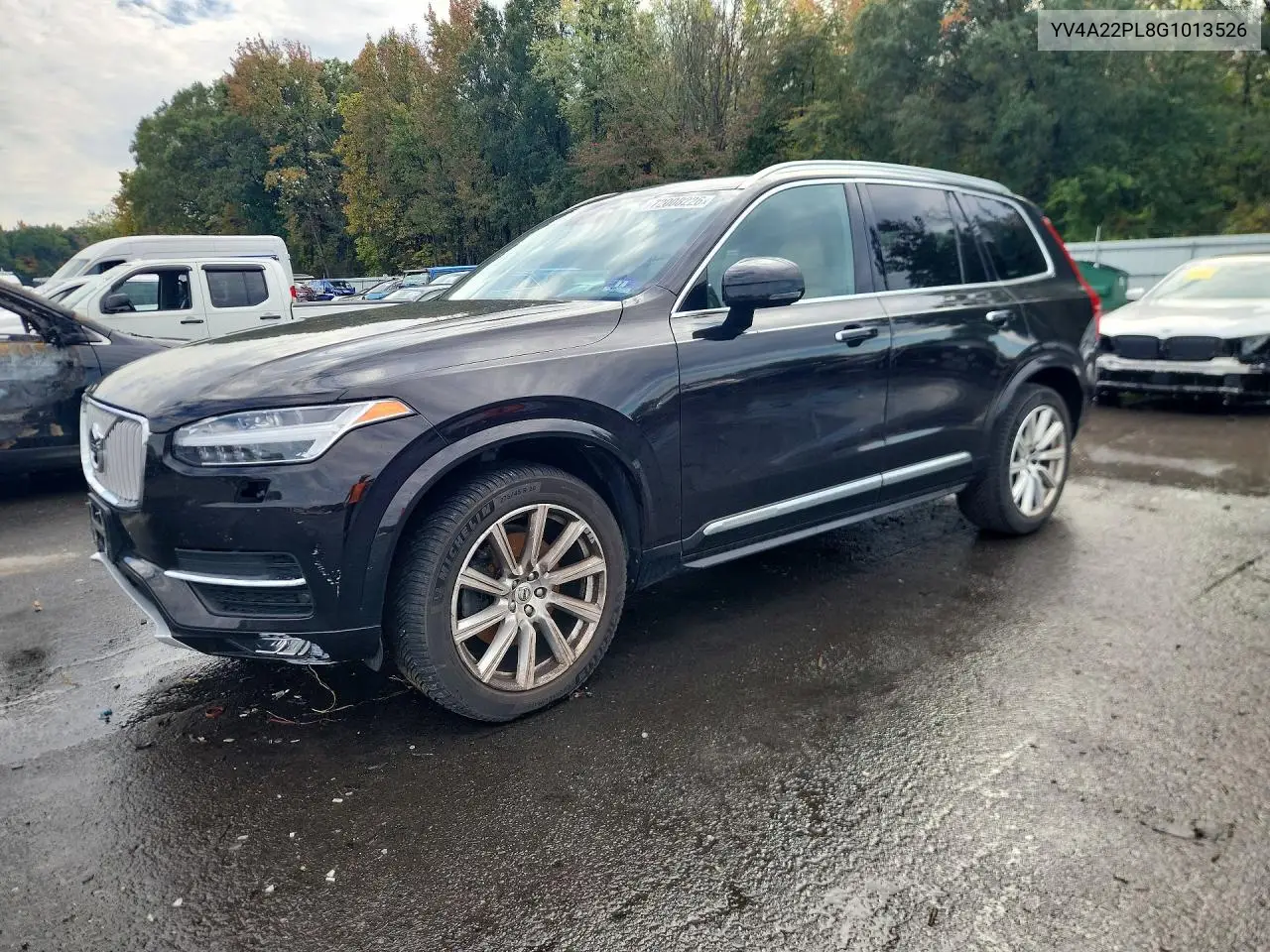 VOLVO XC90 2016, VIN YV4A22PL8G1013526