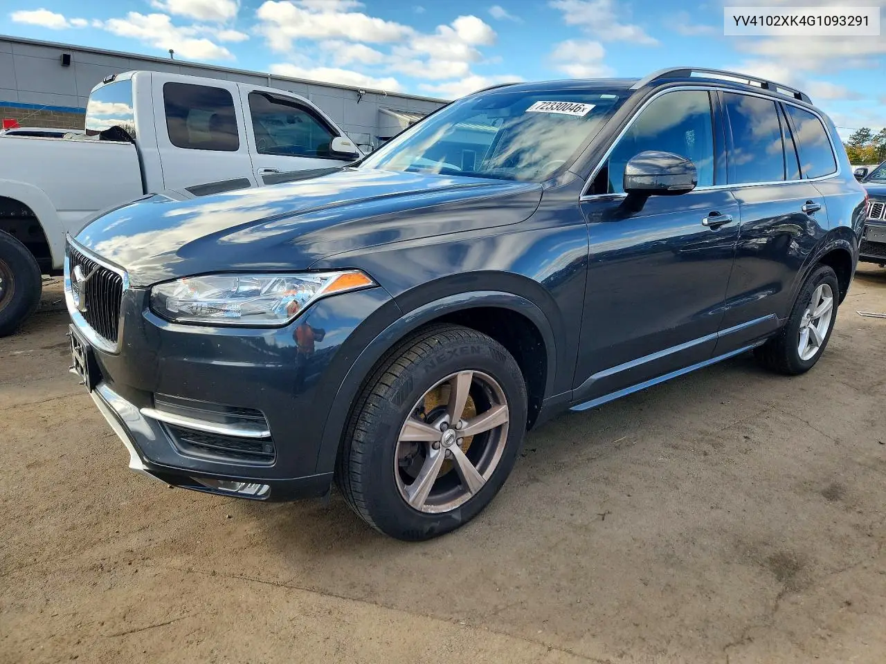 VOLVO XC90 2016, VIN YV4102XK4G1093291