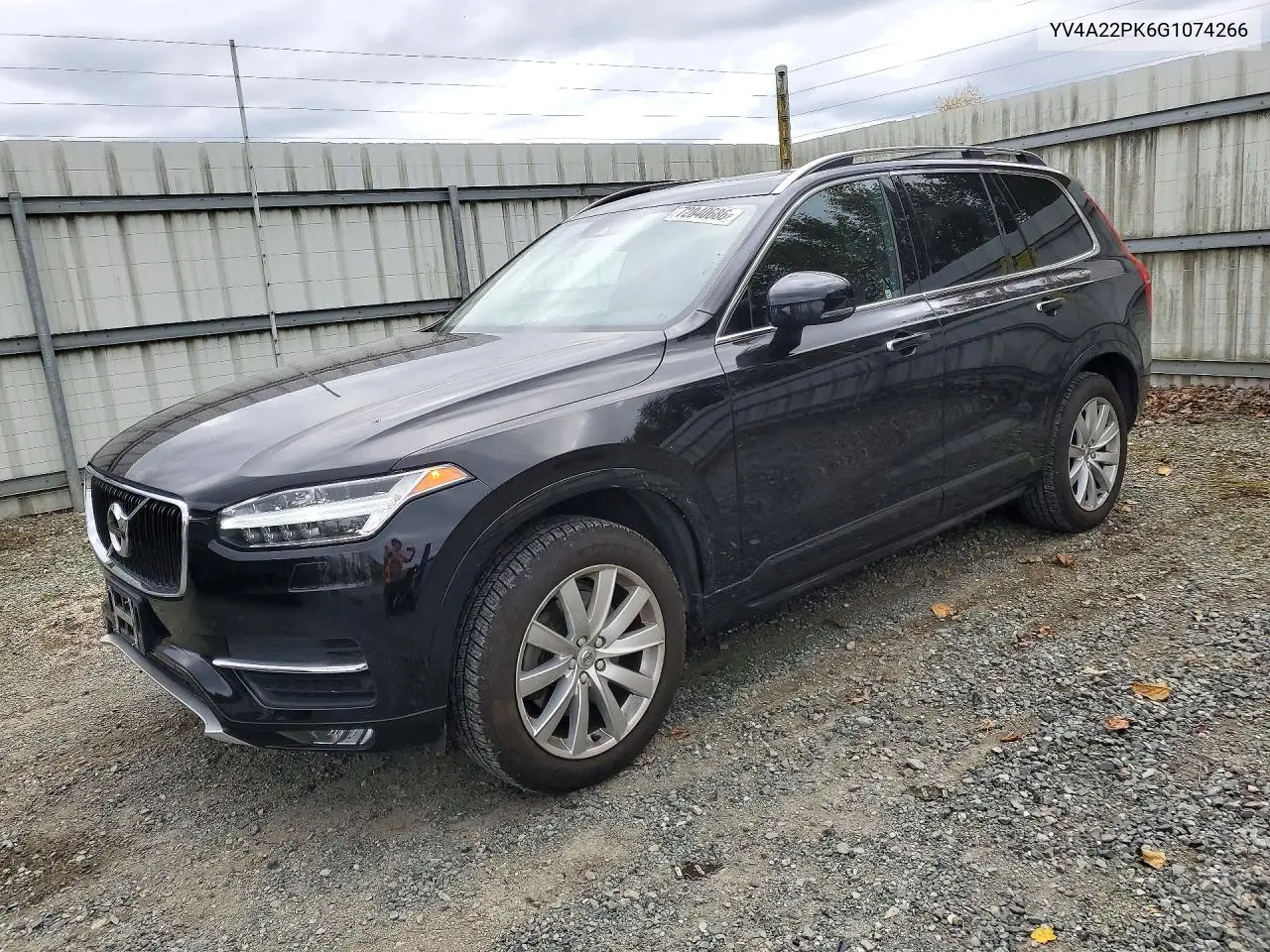 VOLVO XC90 2016, VIN YV4A22PK6G1074266