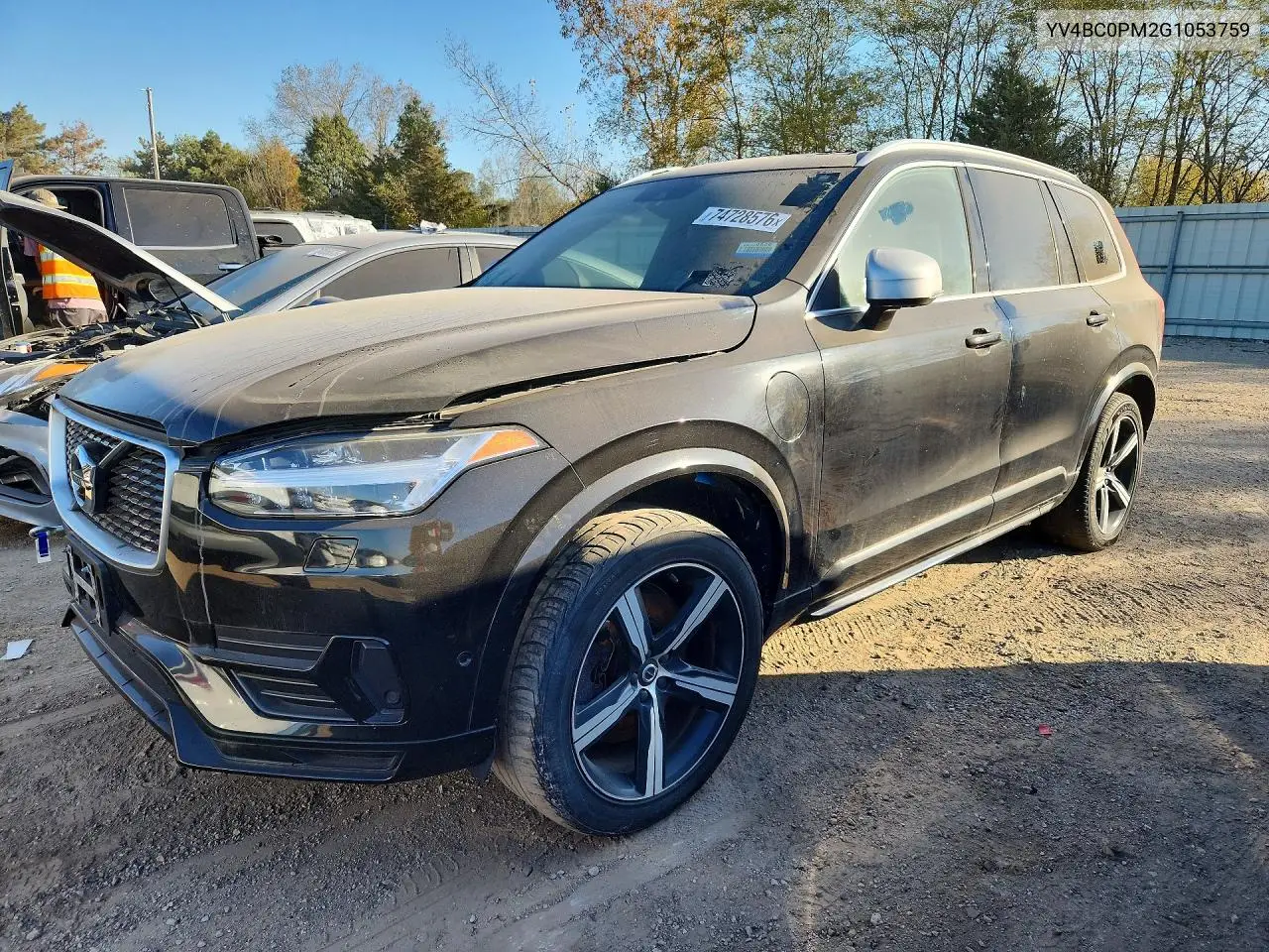 VOLVO XC90 2016, VIN YV4BC0PM2G1053759