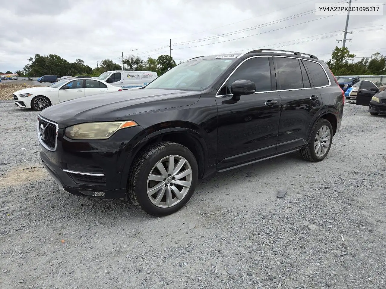 VOLVO XC90 2016, VIN YV4A22PK3G1095317