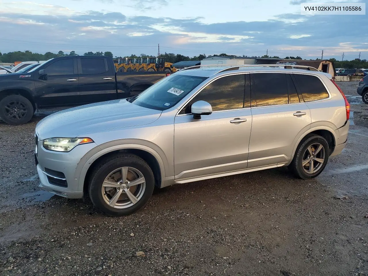 VOLVO XC90 2017, VIN YV4102KK7H1105586