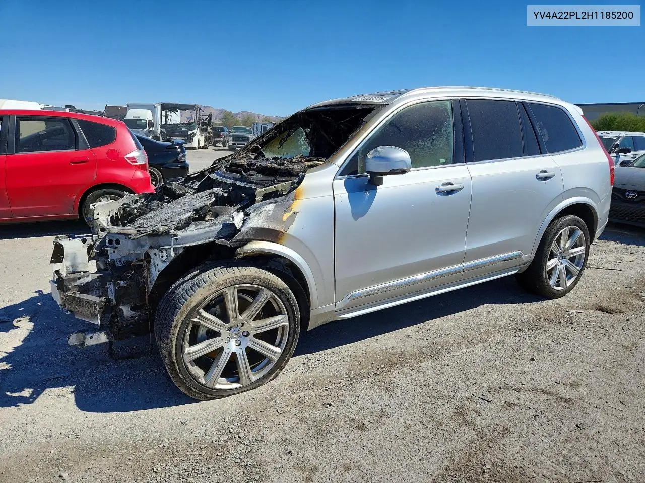 VOLVO XC90 2017, VIN YV4A22PL2H1185200