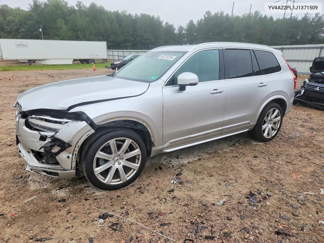 VOLVO XC90 2018, VIN YV4A22PL1J1371509