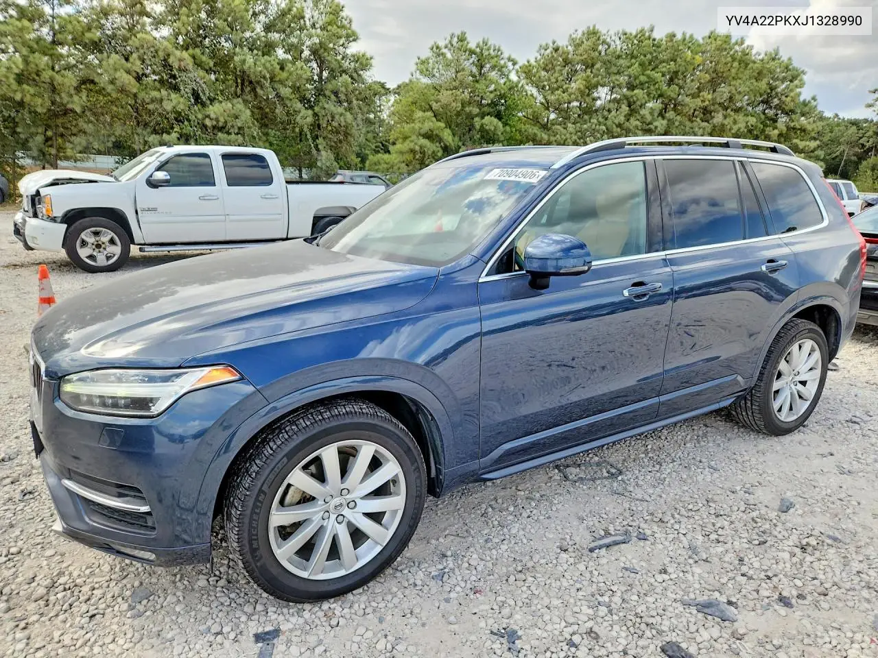 VOLVO XC90 2018, VIN YV4A22PKXJ1328990
