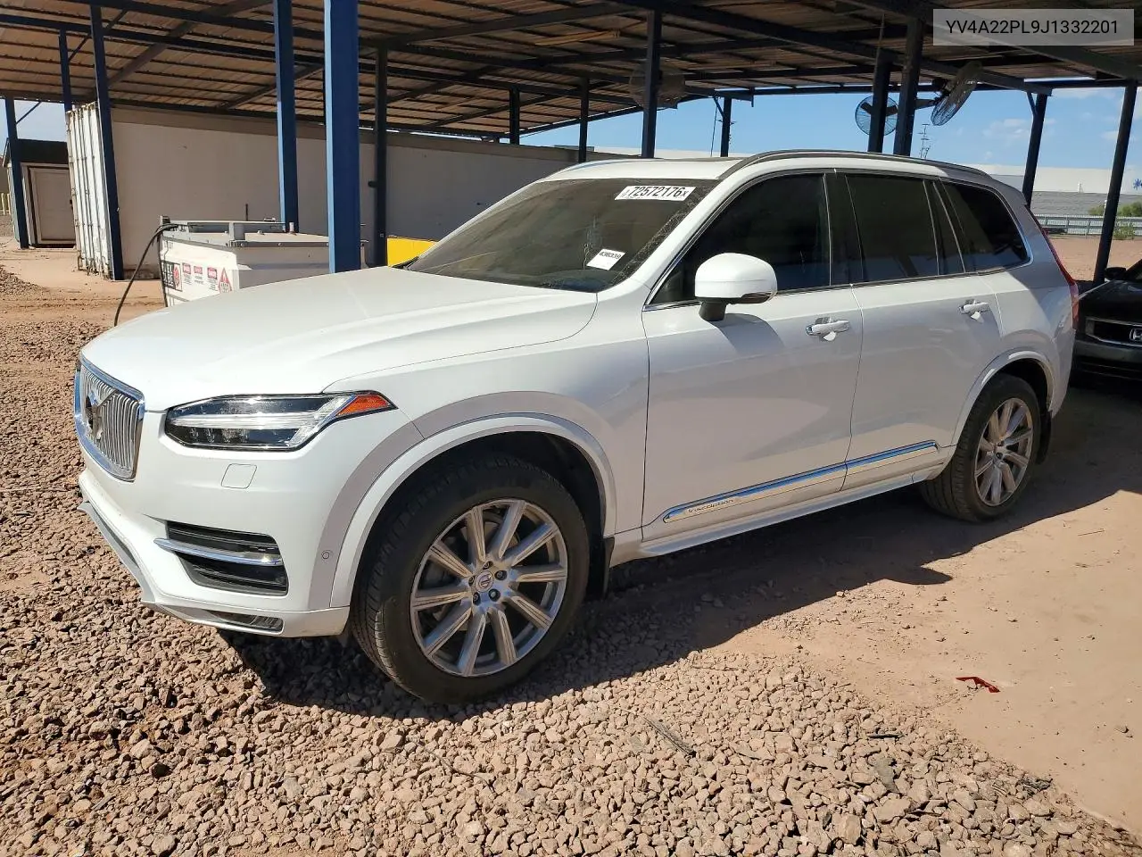VOLVO XC90 2018, VIN YV4A22PL9J1332201