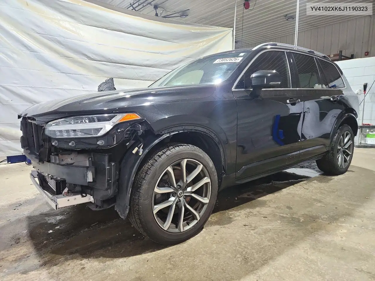 VOLVO XC90 2018, VIN YV4102XK6J1190323