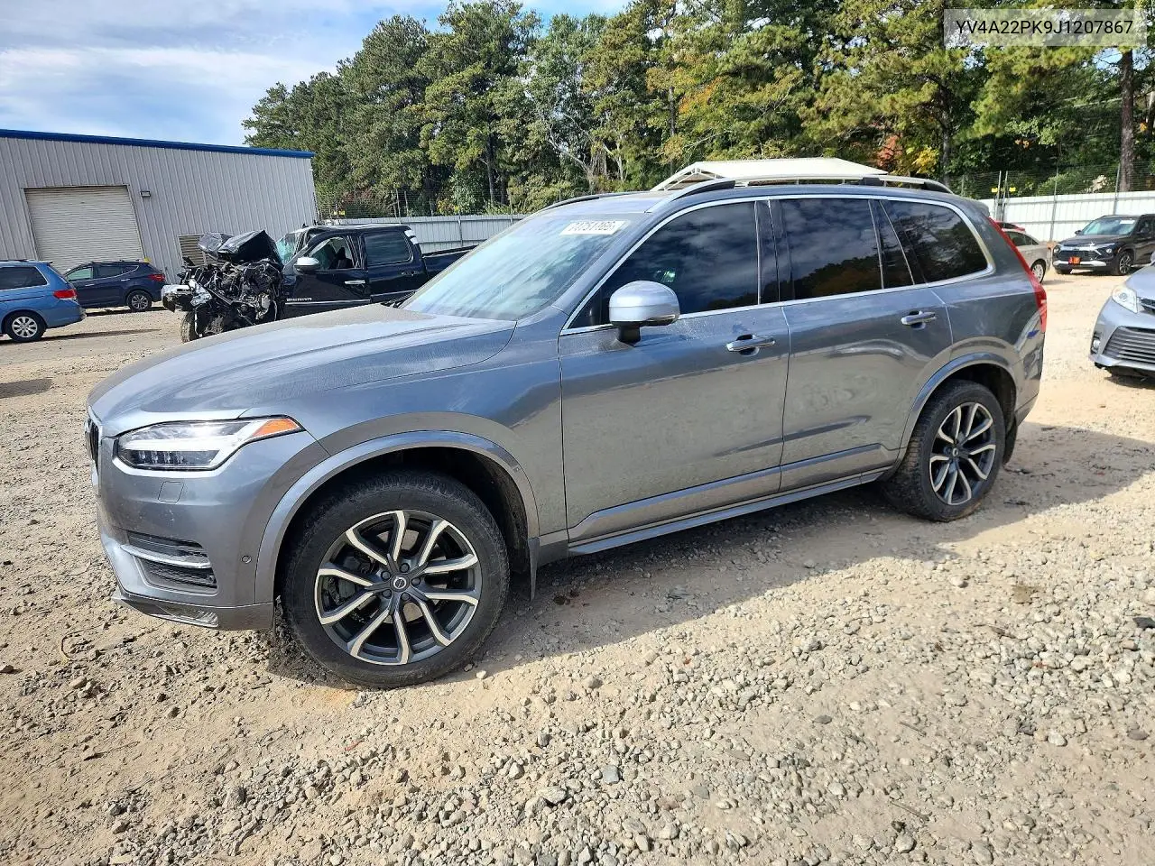 VOLVO XC90 2018, VIN YV4A22PK9J1207867