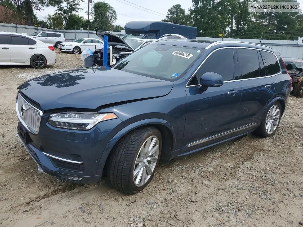 VOLVO XC90 2019, VIN YV4A22PL2K1460863