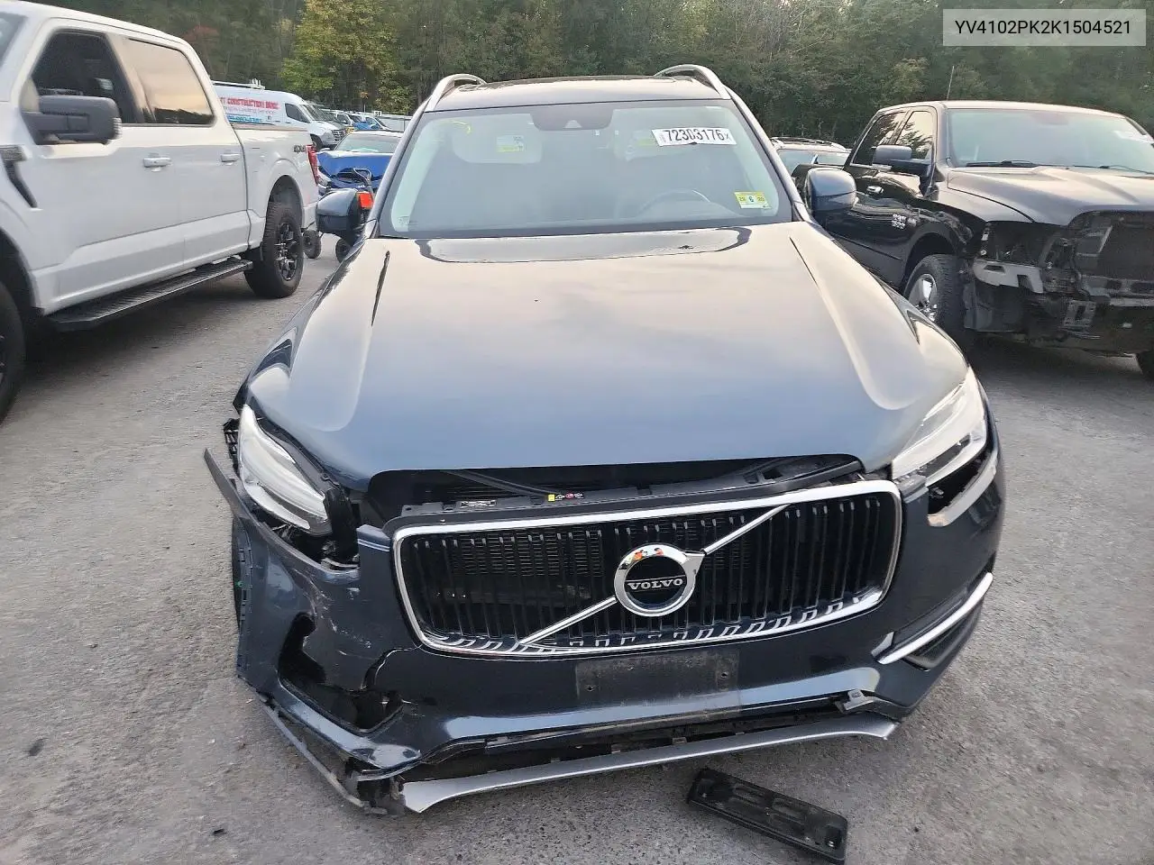 2019 VOLVO XC90 VIN YV4102PK2K1504521 — фото 5