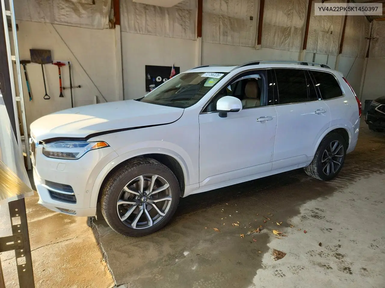 VOLVO XC90 2019, VIN YV4A22PK5K1450397