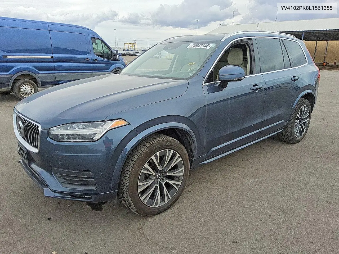 VOLVO XC90 2020, VIN YV4102PK8L1561355