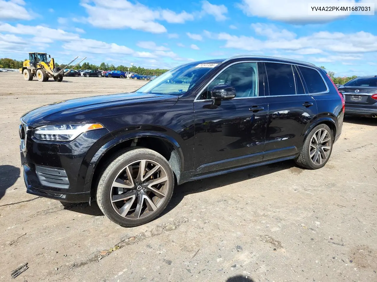 VOLVO XC90 2021, VIN YV4A22PK4M1687031