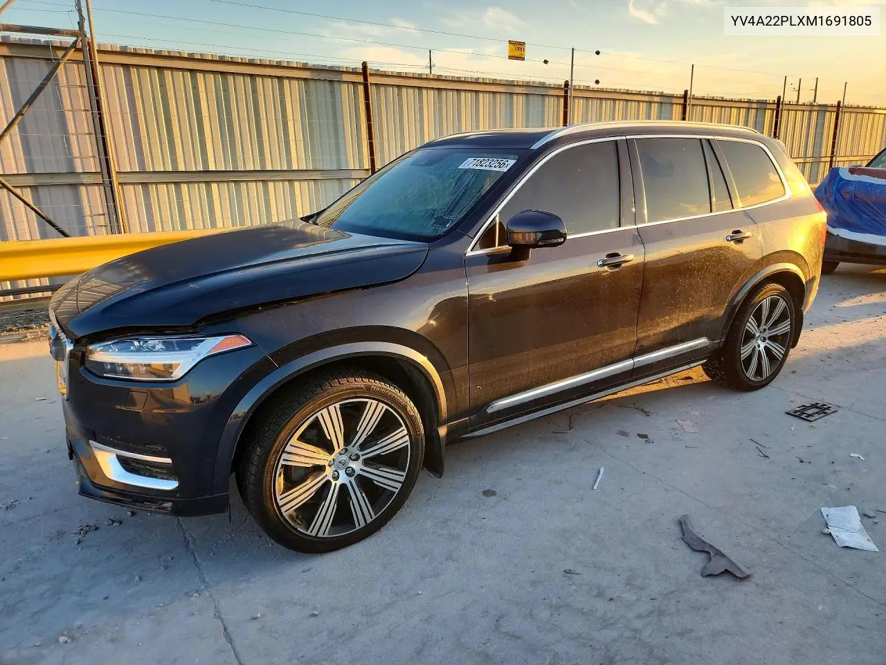 VOLVO XC90 2021, VIN YV4A22PLXM1691805