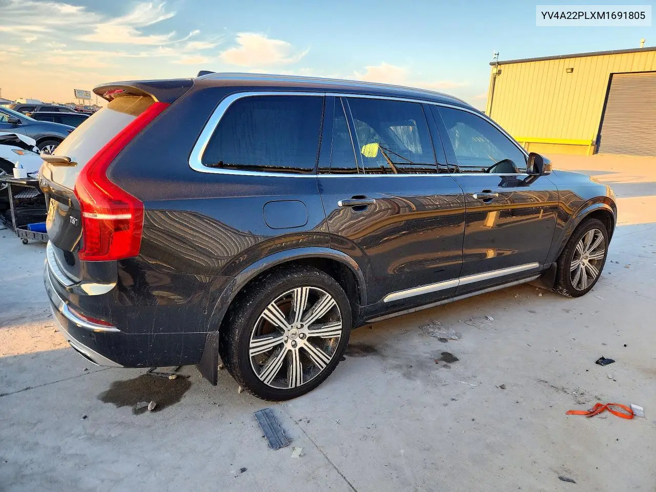 2021 VOLVO XC90 VIN YV4A22PLXM1691805 — фото 3