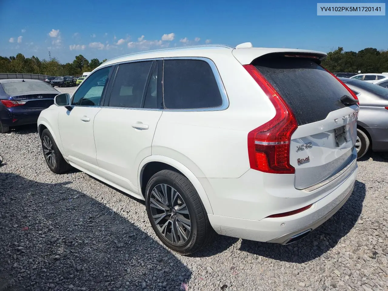 2021 VOLVO XC90 VIN YV4102PK5M1720141 — фото 2