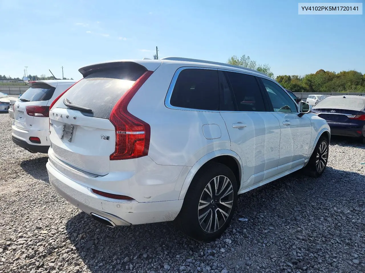 2021 VOLVO XC90 VIN YV4102PK5M1720141 — фото 3