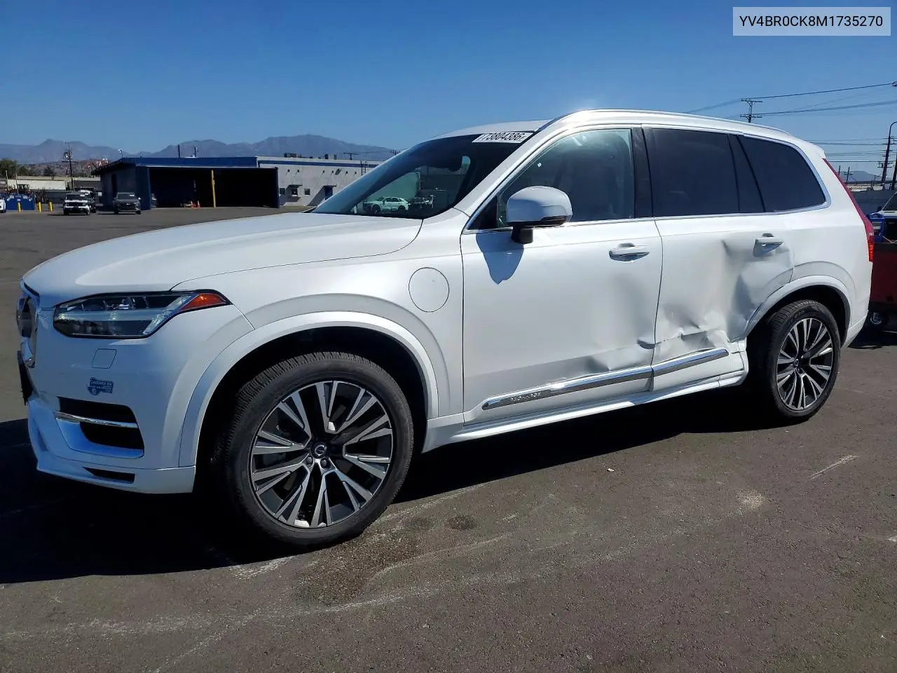 VOLVO XC90 2021, VIN YV4BR0CK8M1735270