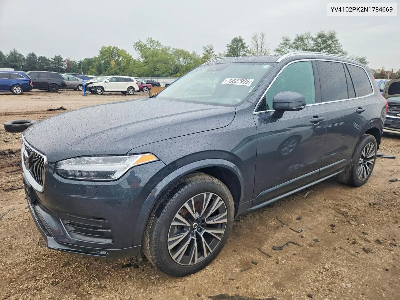 VOLVO XC90 2022, VIN YV4102PK2N1784669