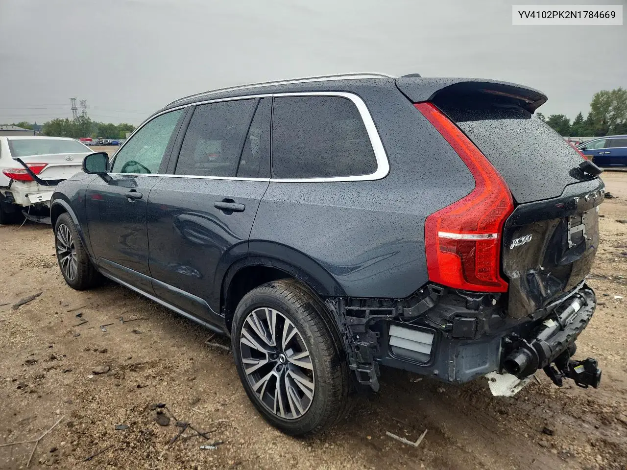 2022 VOLVO XC90 VIN YV4102PK2N1784669 — фото 2