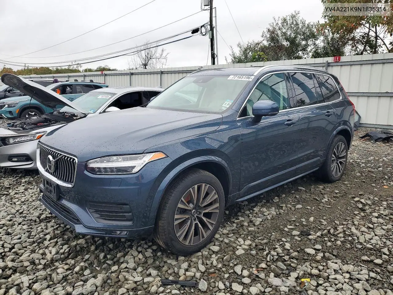 VOLVO XC90 2022, VIN YV4A221K9N1835314