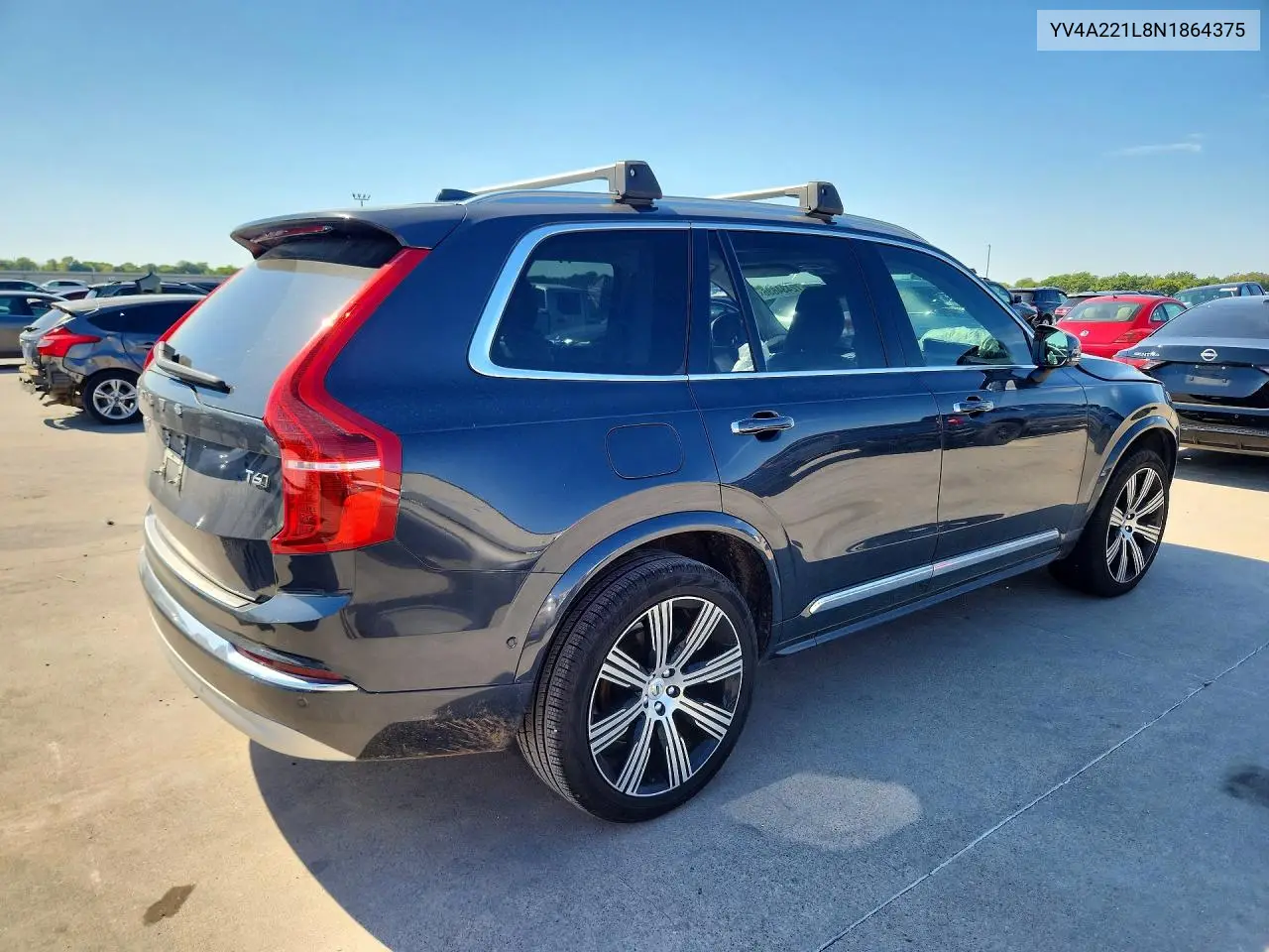 2022 VOLVO XC90 VIN YV4A221L8N1864375 — фото 3