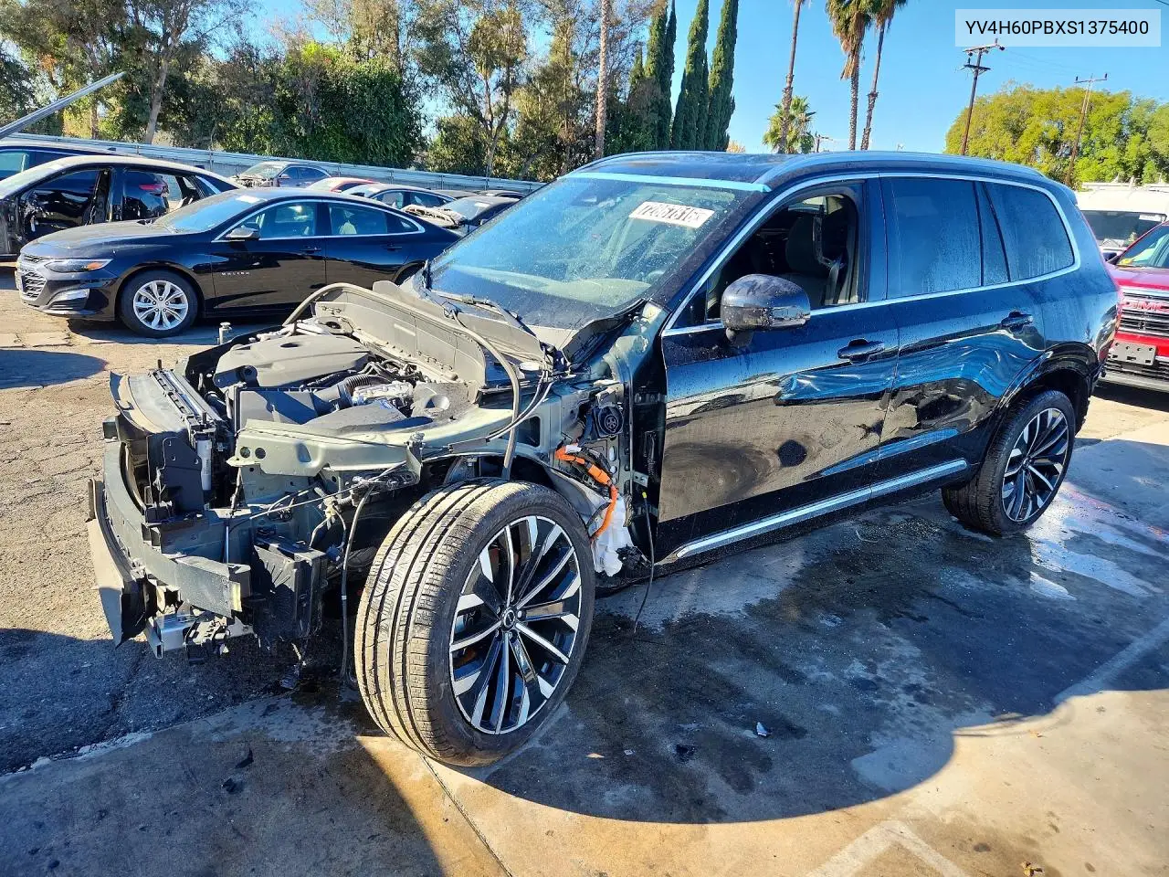 VOLVO XC90 2025, VIN YV4H60PBXS1375400