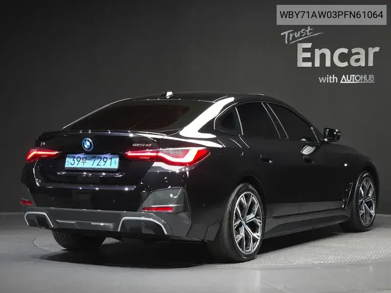 2022 BMW I4 VIN WBY71AW03PFN61064 — фото 2