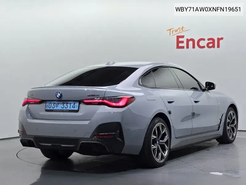BMW I4 2022, VIN WBY71AW0XNFN19651