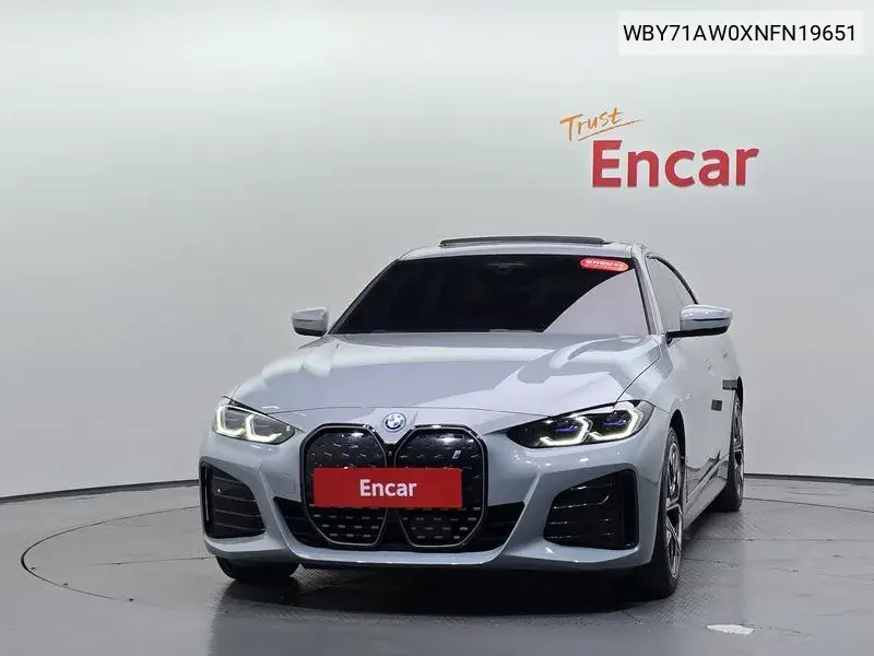 2022 BMW I4 VIN WBY71AW0XNFN19651 — фото 2