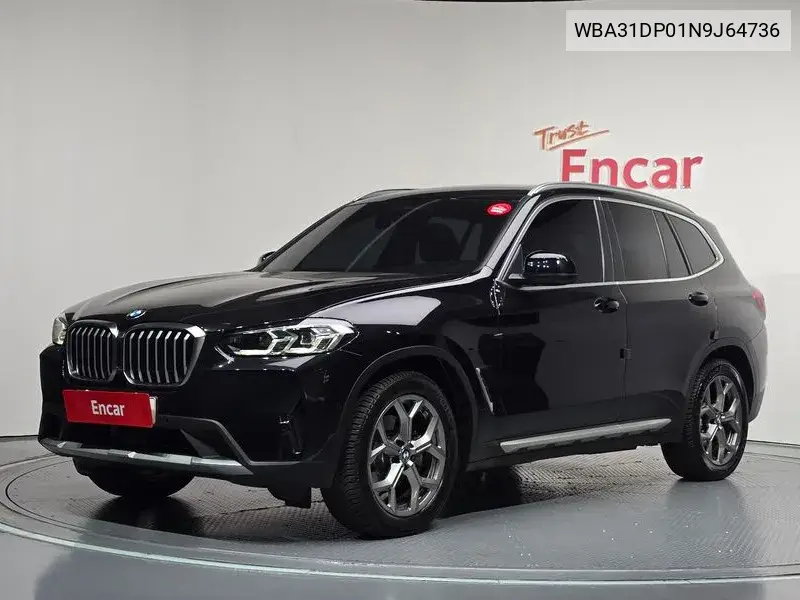 BMW X3 2021, VIN WBA31DP01N9J64736
