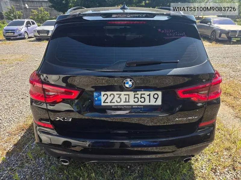 2021 BMW X3 VIN WBATS5100M9G83726 — фото 2