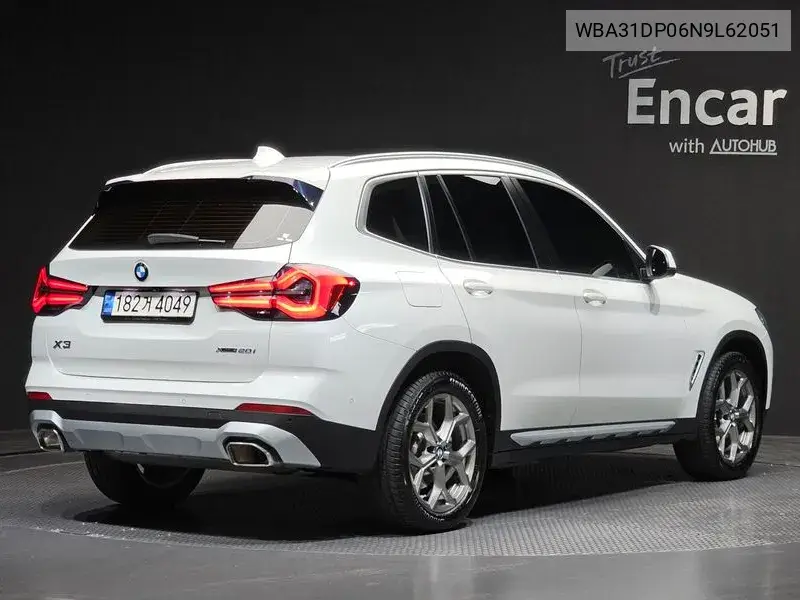 BMW X3 2022, VIN WBA31DP06N9L62051