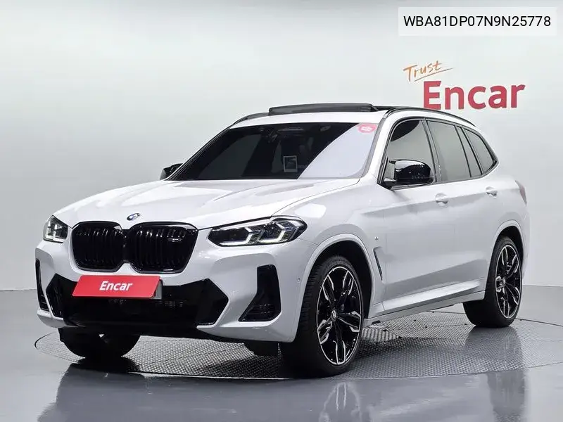 BMW X3 2022, VIN WBA81DP07N9N25778