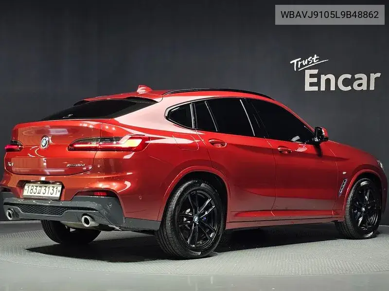 2020 BMW X4 VIN WBAVJ9105L9B48862 — фото 2