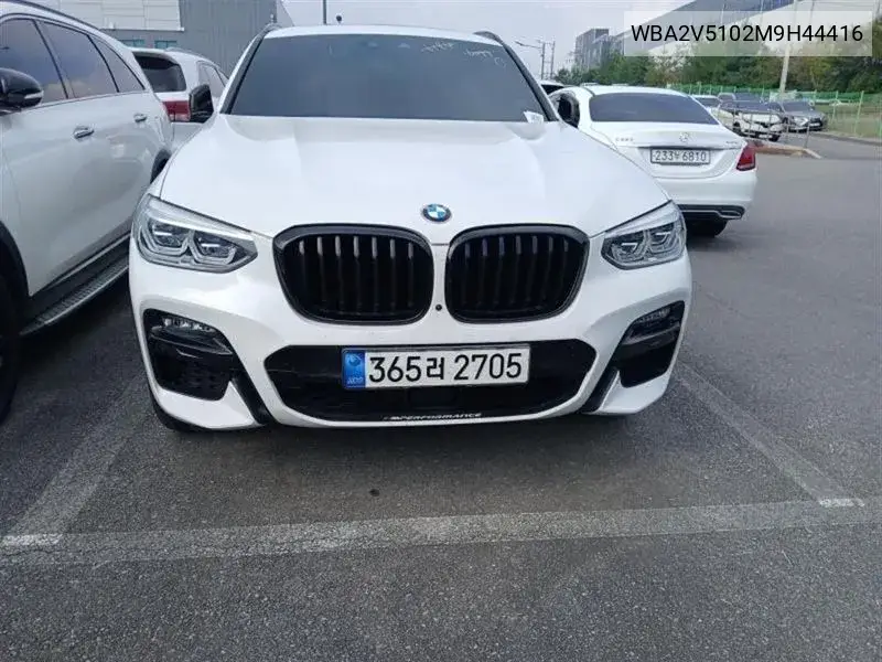 BMW X4 2021, VIN WBA2V5102M9H44416
